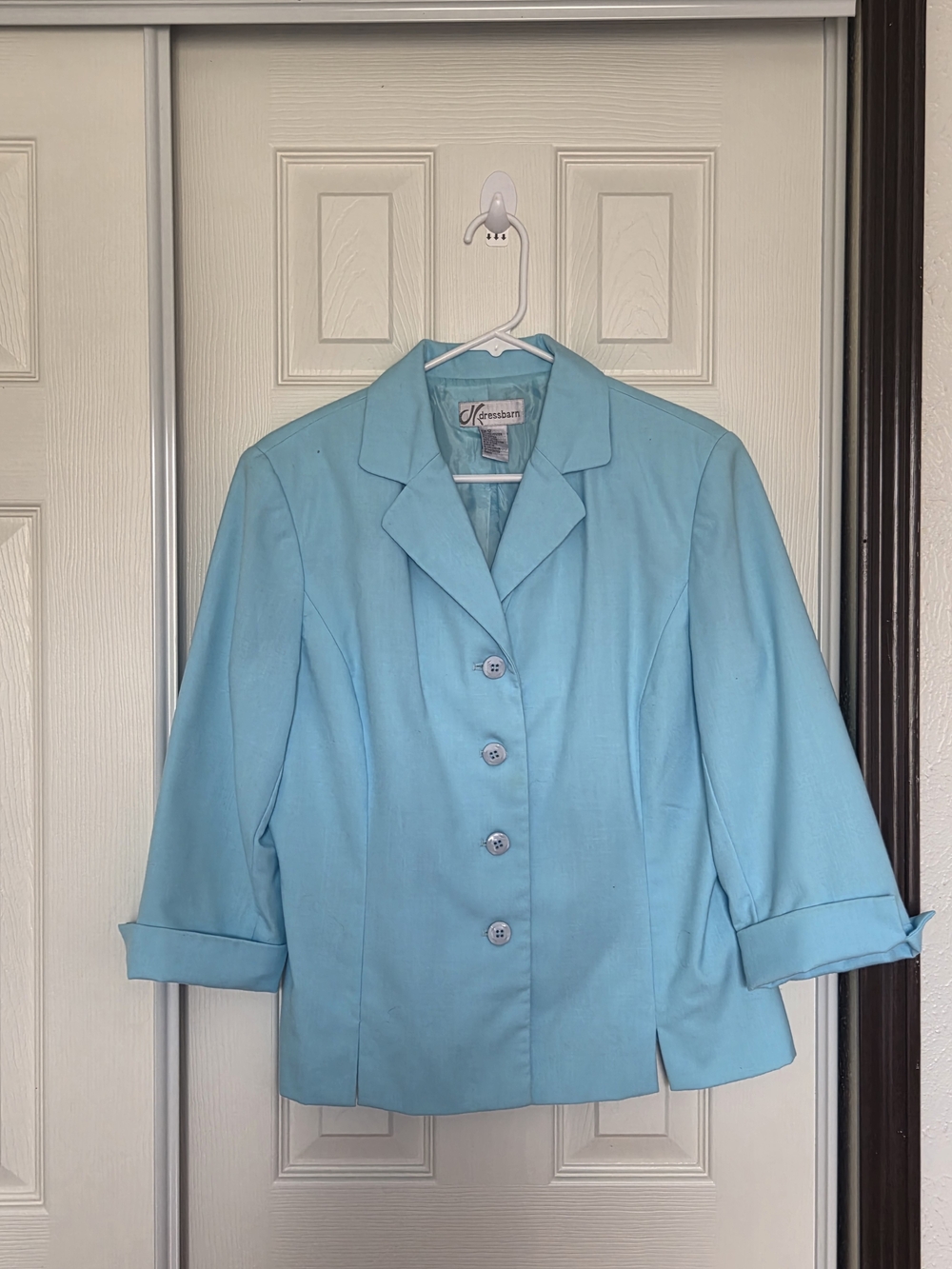 Henne Light Blue Women's Blazer Jacket